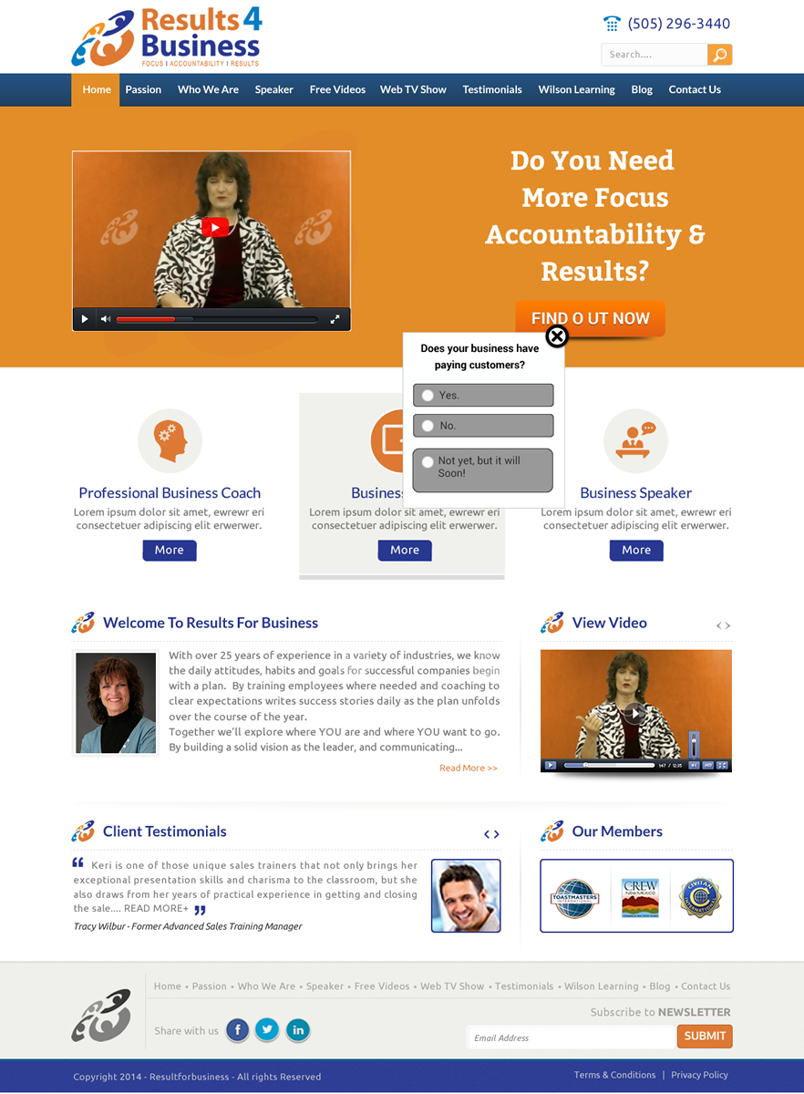 Web Design by Sbss for Maverick Web Video | Design #4608420