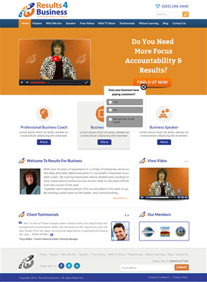 Web Design by Sbss for Maverick Web Video | Design: #4608420