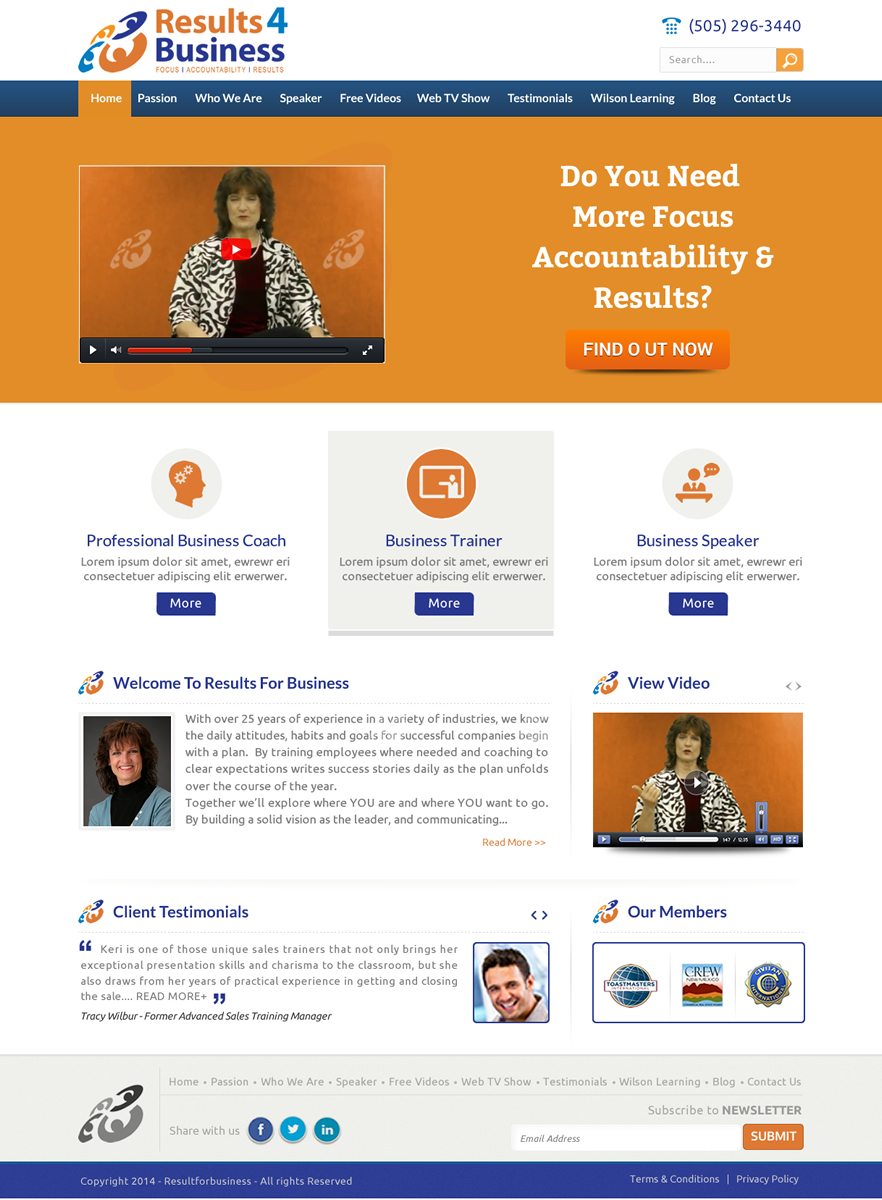 Web Design by Sbss for Maverick Web Video | Design #4608421