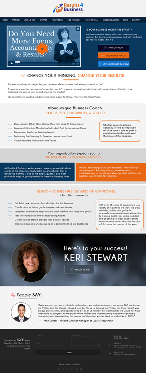 Web Design by killingdesign for Maverick Web Video | Design #4613055