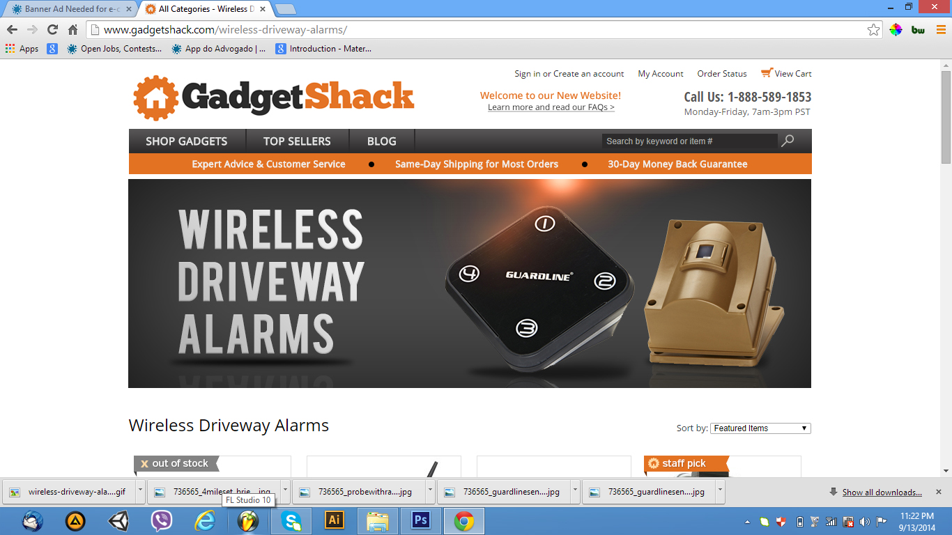 Design de Bannière  par fueldesignyard pour GadgetShack.com | Design #4502496