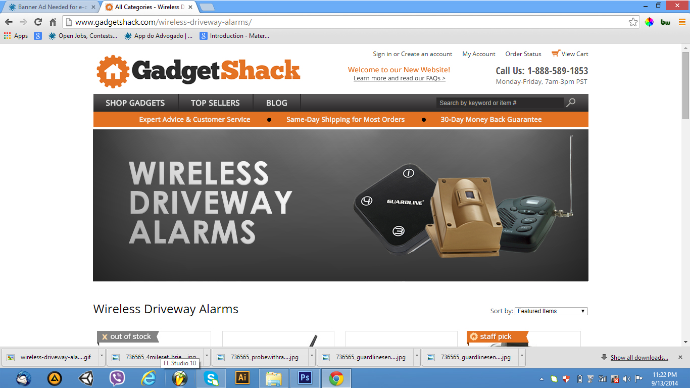 Banner Ad Design by fueldesignyard for GadgetShack.com | Design #4524526