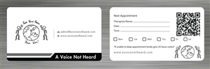Business Card Design by Sbss for A Voice Not Heard | Design: #1272018