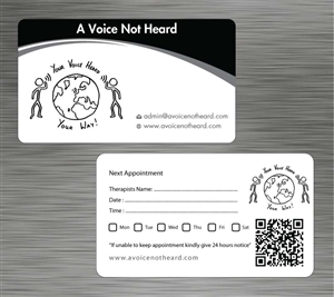 Business Card Design by Sbss for A Voice Not Heard | Design: #1272020