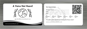 Business Card Design by Sbss for A Voice Not Heard | Design: #1272021