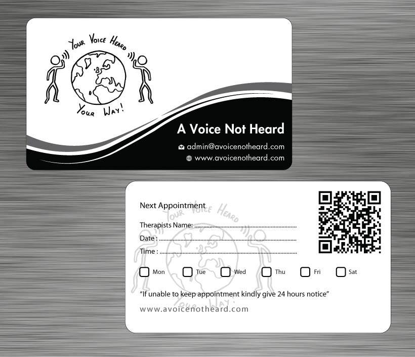 Design de Carte de Visite par Sbss pour A Voice Not Heard | Design #1272027