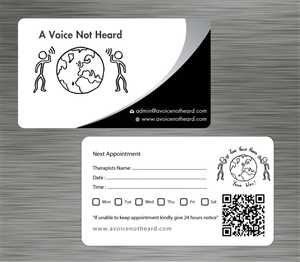 Design de Carte de Visite par Sbss pour A Voice Not Heard | Design : #1272031