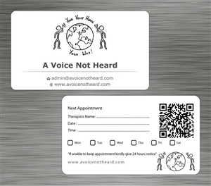 Design de Carte de Visite par Sbss pour A Voice Not Heard | Design : #1272038