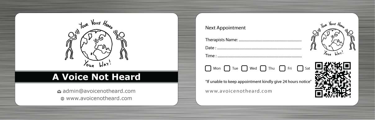 Design de Carte de Visite par Sbss pour A Voice Not Heard | Design #1272039