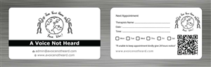 Design de Carte de Visite par Sbss pour A Voice Not Heard | Design : #1272039