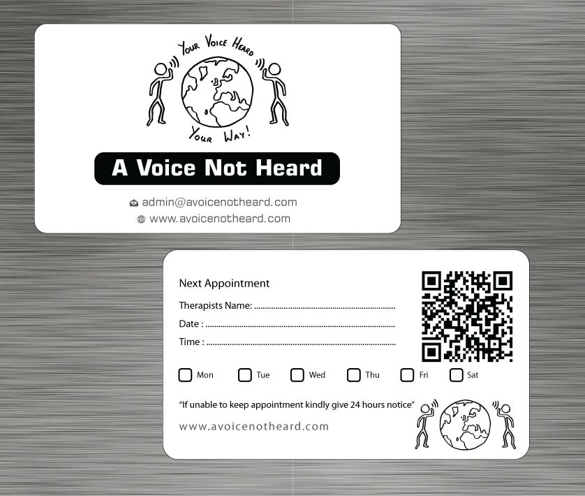 Design de Carte de Visite par Sbss pour A Voice Not Heard | Design #1272042