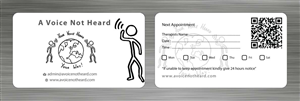 Design de Carte de Visite par Sbss pour A Voice Not Heard | Design : #1272045