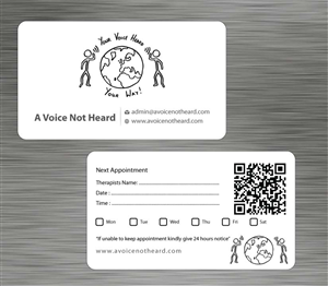 Business Card Design by Sbss for A Voice Not Heard | Design: #1272047