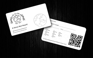 Design de Carte de Visite par Sbss pour A Voice Not Heard | Design : #1272050