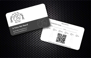 Design de Carte de Visite par Sbss pour A Voice Not Heard | Design : #1272051