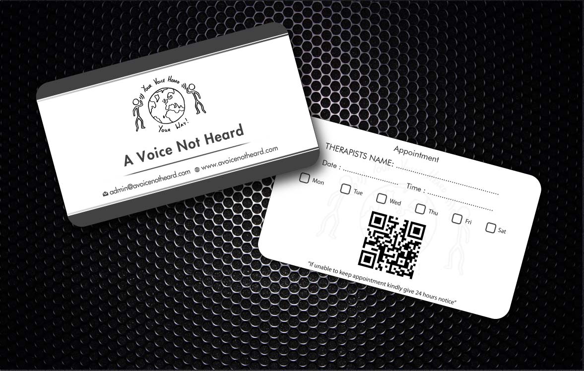 Design de Carte de Visite par Sbss pour A Voice Not Heard | Design #1272052