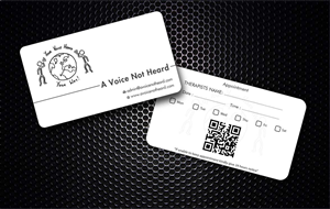Business Card Design by Sbss for A Voice Not Heard | Design: #1272053