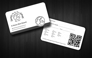 Design de Carte de Visite par Sbss pour A Voice Not Heard | Design : #1272071