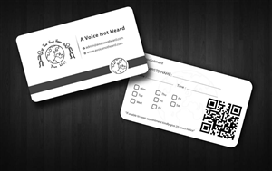 Design de Carte de Visite par Sbss pour A Voice Not Heard | Design : #1272074