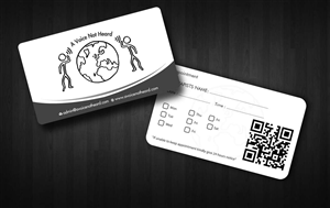 Business Card Design by Sbss for A Voice Not Heard | Design: #1272075