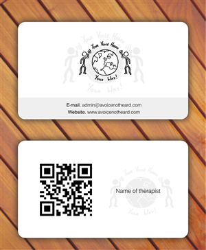 Business Card Design by Sbss for A Voice Not Heard | Design: #1272083