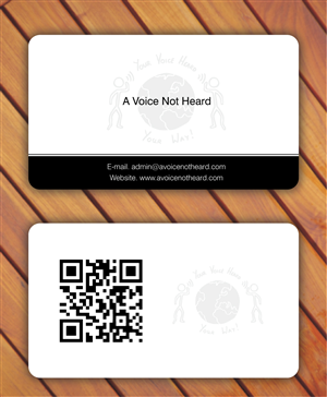Business Card Design by Sbss for A Voice Not Heard | Design: #1274916