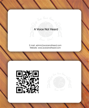 Business Card Design by Sbss for A Voice Not Heard | Design: #1274922