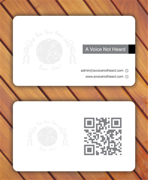 Business Card Design by Sbss for A Voice Not Heard | Design: #1274928