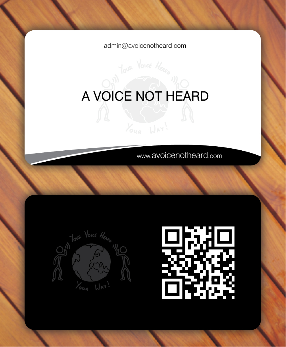 Design de Carte de Visite par Sbss pour A Voice Not Heard | Design #1274935