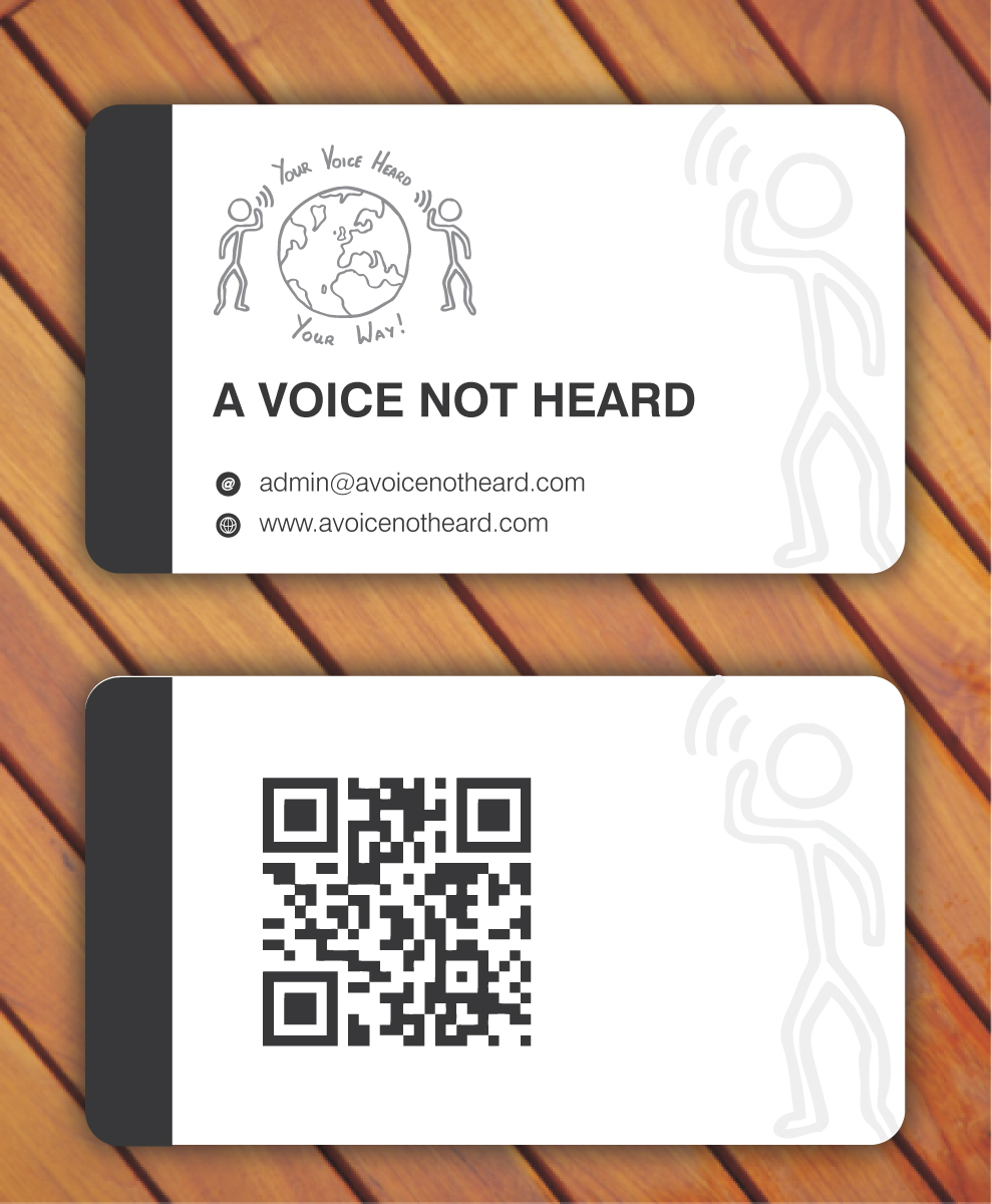 Design de Carte de Visite par Sbss pour A Voice Not Heard | Design #1274958