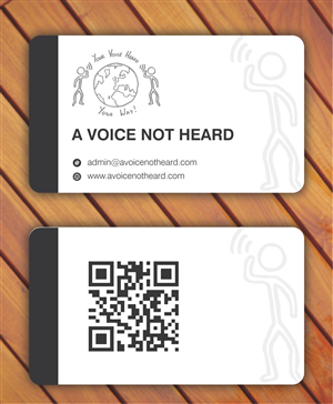 Business Card Design by Sbss for A Voice Not Heard | Design: #1274958