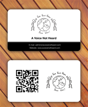 Business Card Design by Sbss for A Voice Not Heard | Design: #1274965