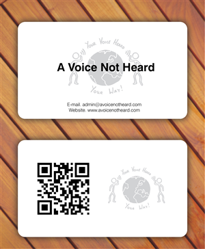Business Card Design by Sbss for A Voice Not Heard | Design: #1274966