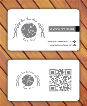 Business Card Design by Sbss for A Voice Not Heard | Design: #1274967