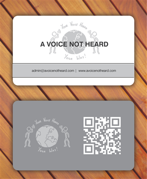 Business Card Design by Sbss for A Voice Not Heard | Design: #1274972