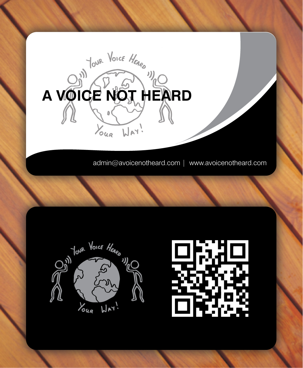 Design de Carte de Visite par Sbss pour A Voice Not Heard | Design #1274975
