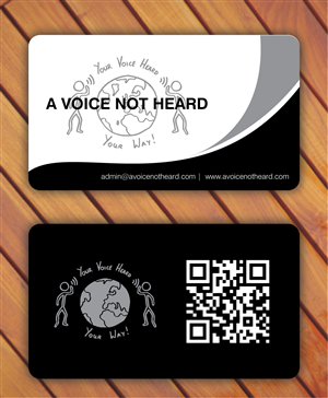 Business Card Design by Sbss for A Voice Not Heard | Design: #1274975