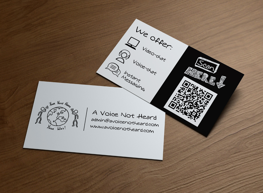 Business Card Design by MPStudio for A Voice Not Heard | Design #1276015