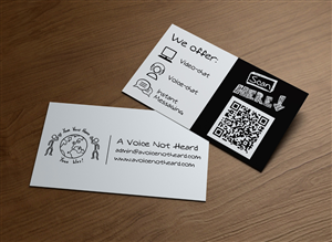 Business Card Design by MPStudio for A Voice Not Heard | Design: #1276015