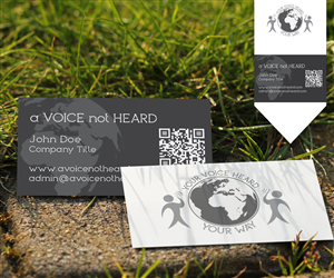 Business Card Design by LuisFaus for A Voice Not Heard | Design #1270898