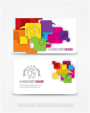 Design de Carte de Visite par Fitness pour A Voice Not Heard | Design : #1273904