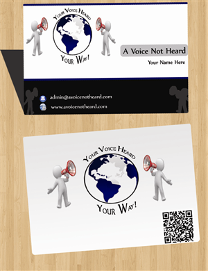Design de Carte de Visite par Ishmeet pour A Voice Not Heard | Design : #1277718