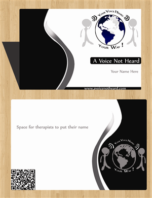 Business Card Design by Ishmeet for A Voice Not Heard | Design #1280240
