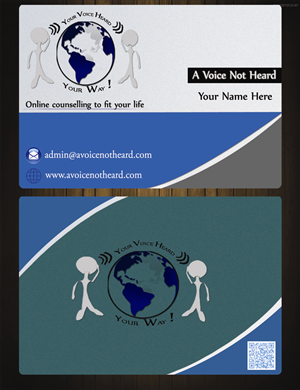 Design de Carte de Visite par Ishmeet pour A Voice Not Heard | Design : #1287007