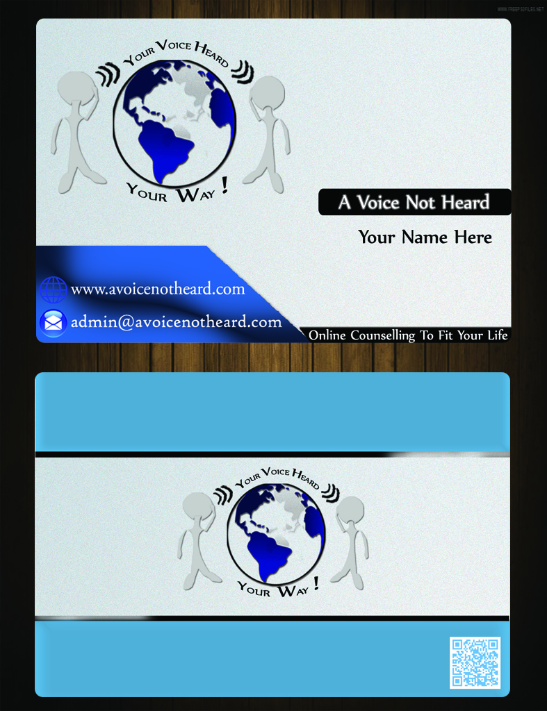 Design de Carte de Visite par Ishmeet pour A Voice Not Heard | Design #1287039