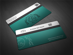 Business Card Design by Scorpius design for A Voice Not Heard | Design: #1278918