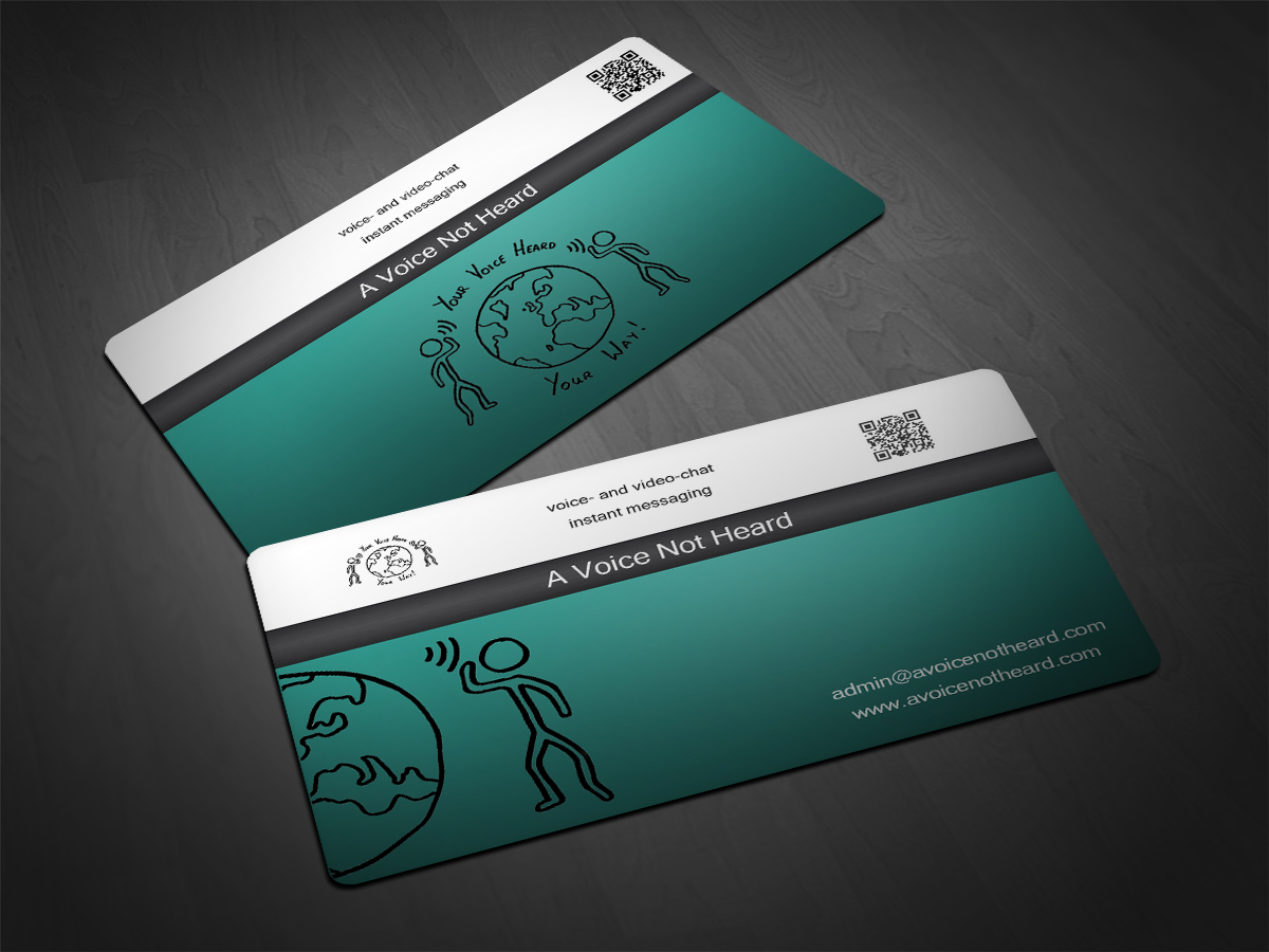 Design de Carte de Visite par Scorpius design pour A Voice Not Heard | Design #1281317