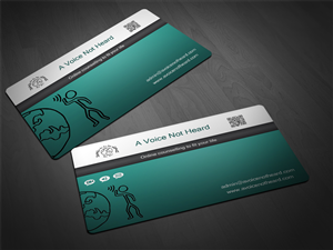 Business Card Design by Scorpius design for A Voice Not Heard | Design: #1291800