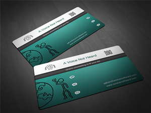 Business Card Design by Scorpius design for A Voice Not Heard | Design: #1291817