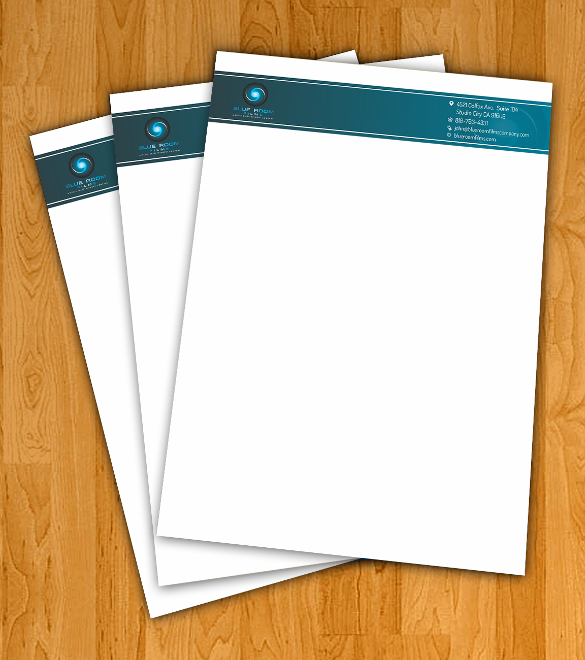 Letterhead Design by HollyBlue Studio for Another Story Productions | Design #4473218